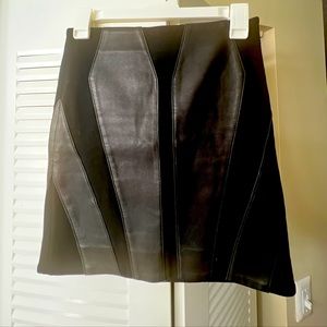 The Kooples leather mini skirt